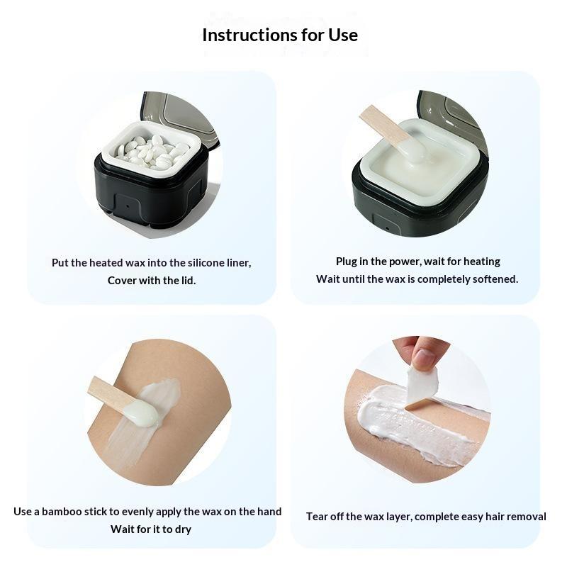 Home Improvement Kit - Mini Wax Heater Machine Silicone Bowl
