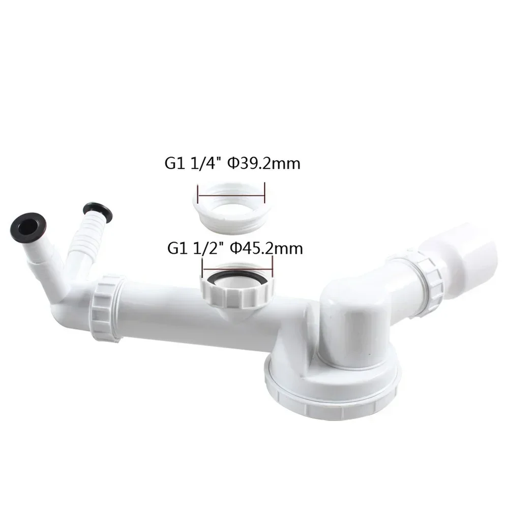 Sink Drain Strainer - White Smell Control Kitchen Sink Drain