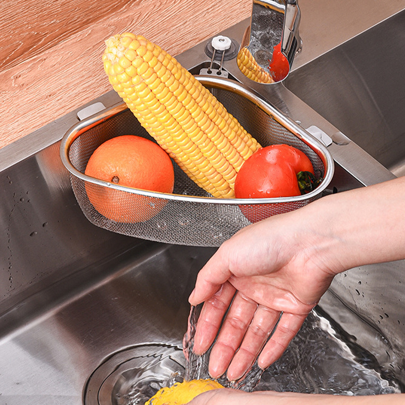 Stainless Steel Triangle Sink  - Sink Drain Strainer ulasan dan harga