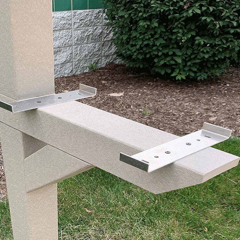Mailbox Post Kit 2 Pieces Alum - Home Improvement Kit ulasan dan harga