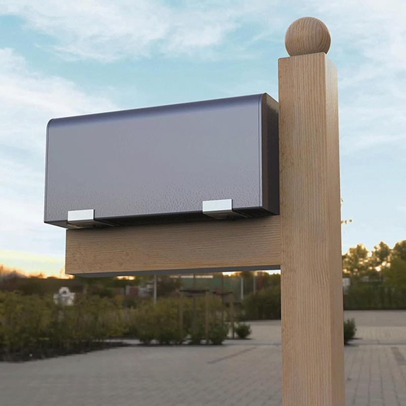 Mailbox Post Kit 2 Pieces Alum - Home Improvement Kit ulasan dan harga