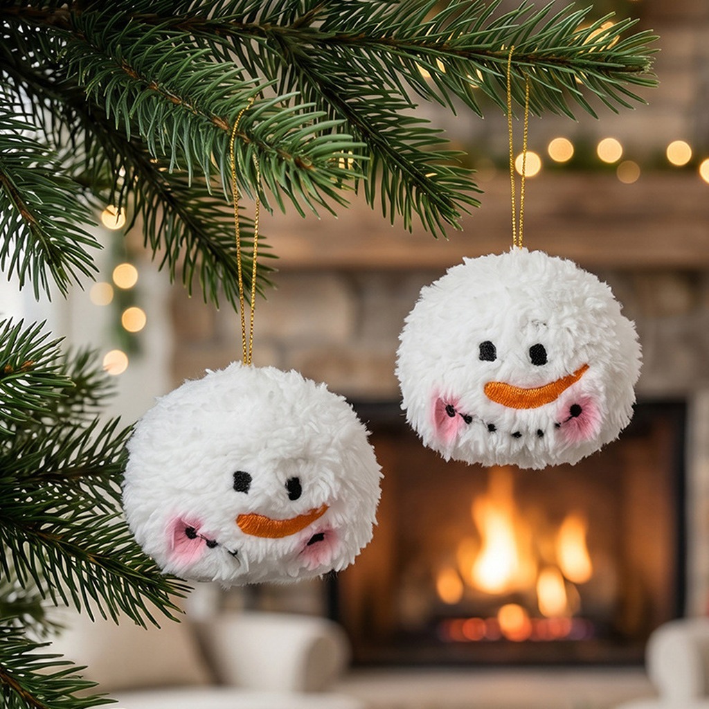 Snowball Christmas Ornament Cu - Home Improvement Store ulasan dan harga