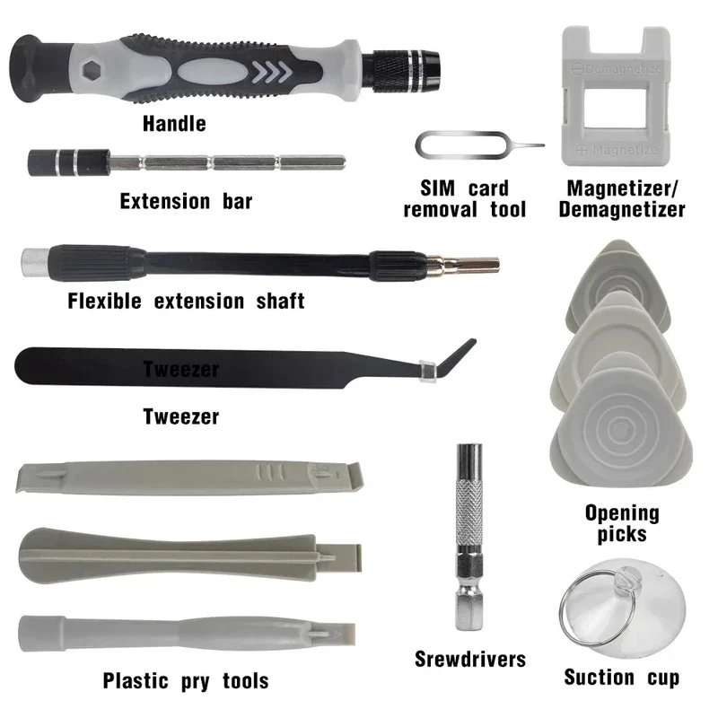 Portable 115in1 Magnetic Screw - Home Improvement Kit ulasan dan harga