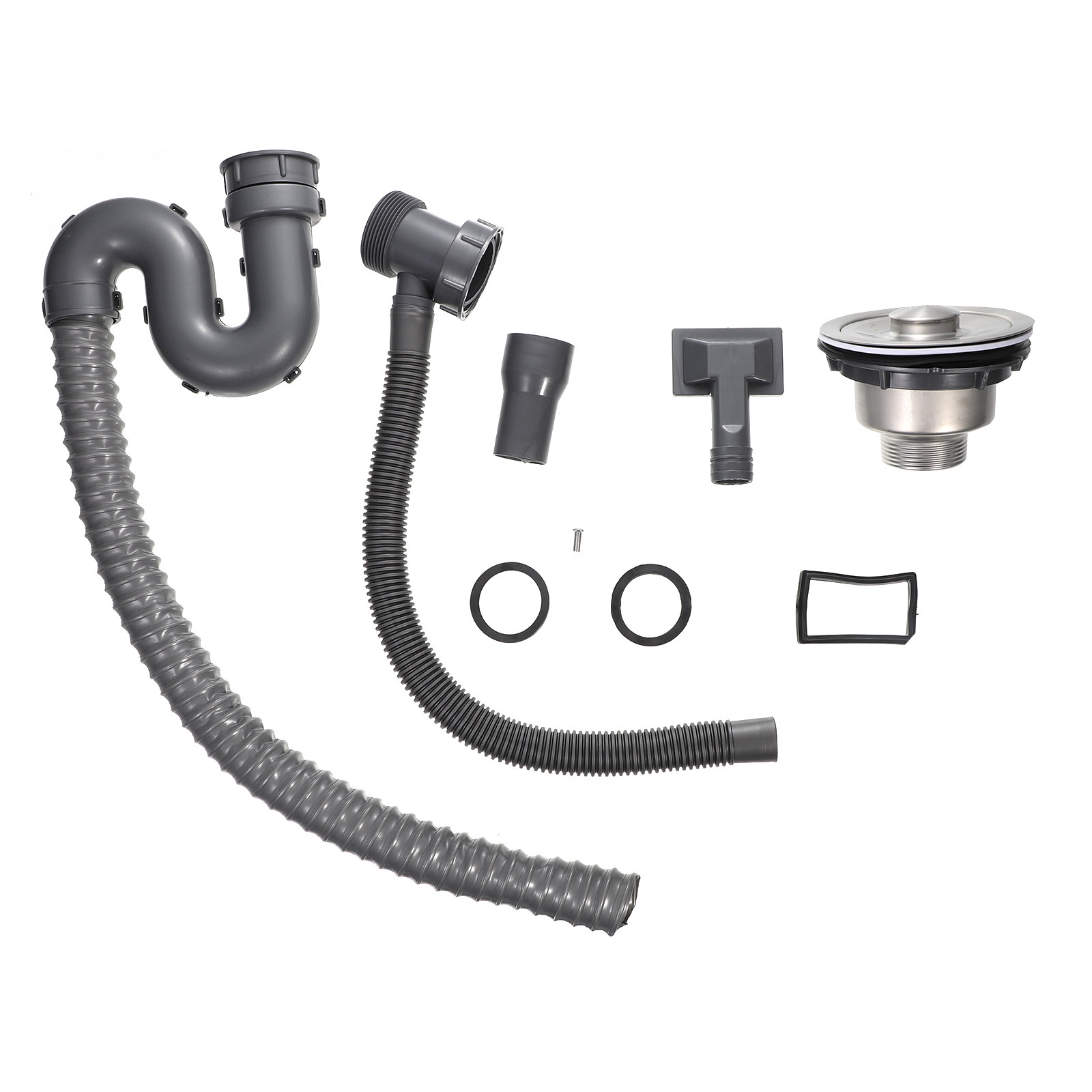 Extendable Drain Pipe 304 Stai - Sink Drain Strainer ulasan dan harga