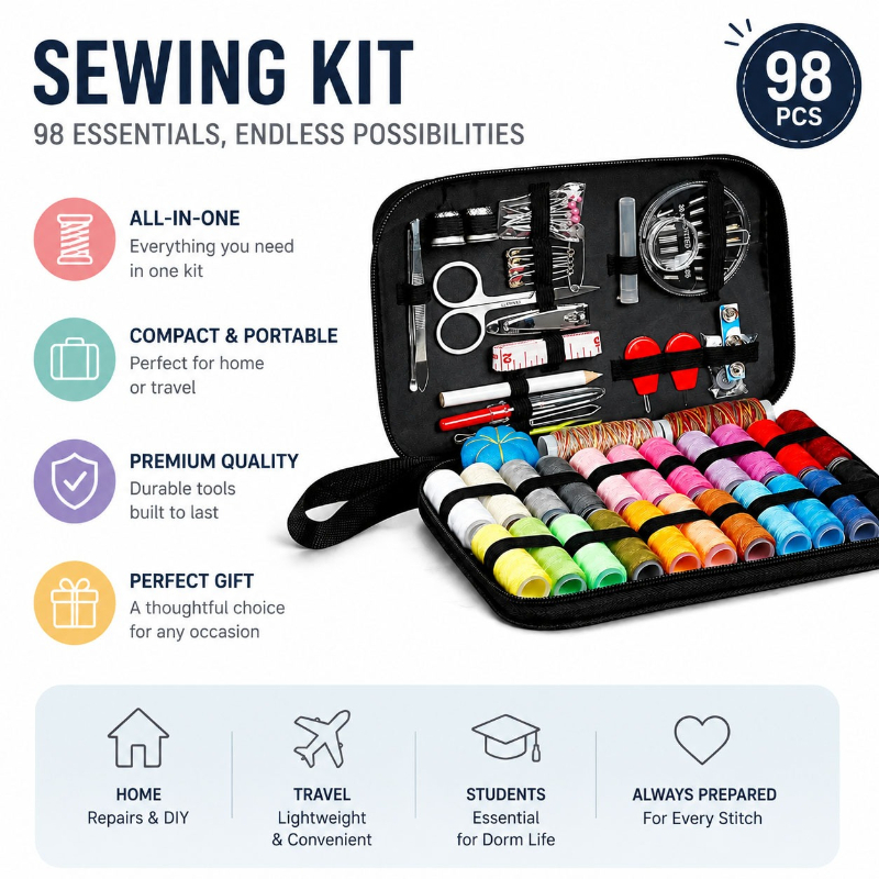 68/98PCS Sewing Accessories To - Home Improvement Kit ulasan dan harga