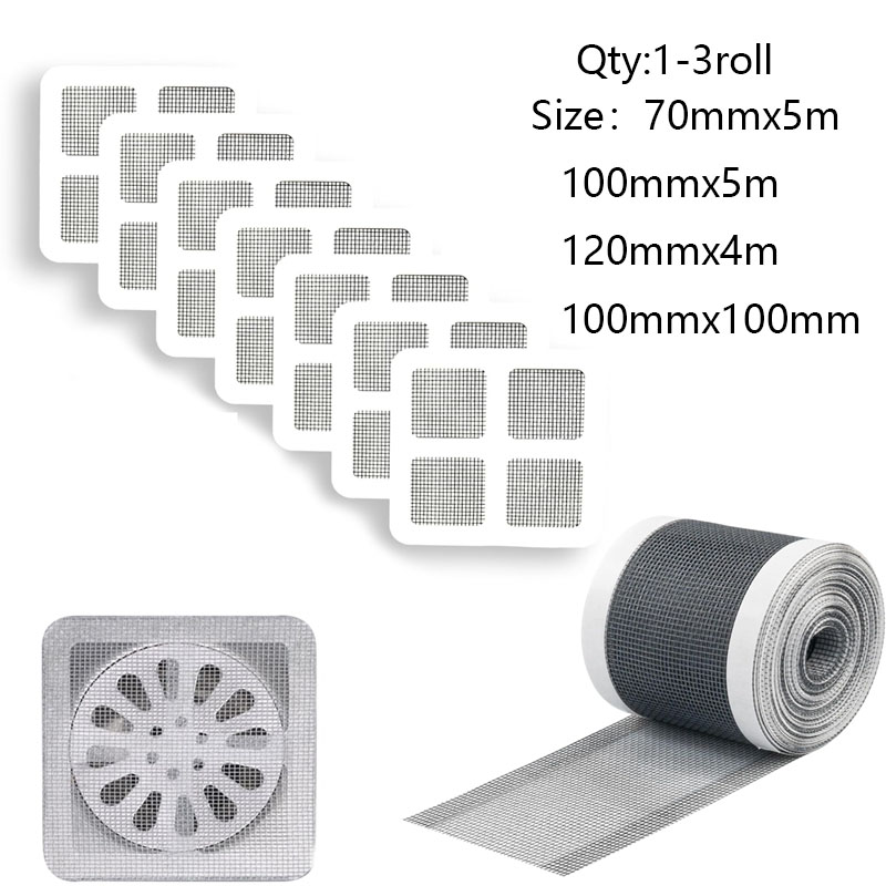 1-3Rolls Cutable Shower Drain  - Sink Drain Strainer ulasan dan harga