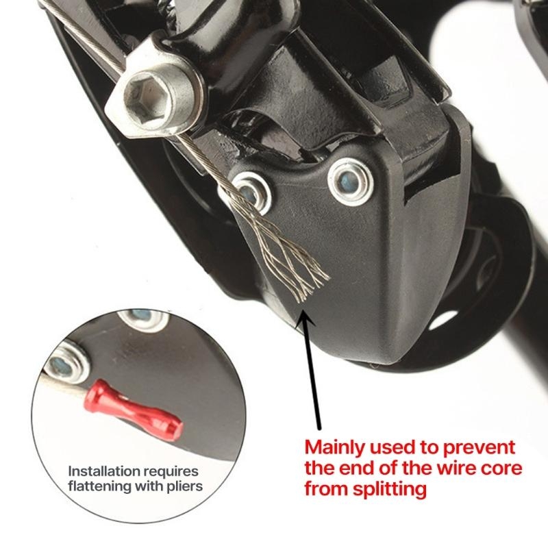 50Pcs Bicycle Brake Shifter In - Wire Connector Cap ulasan dan harga