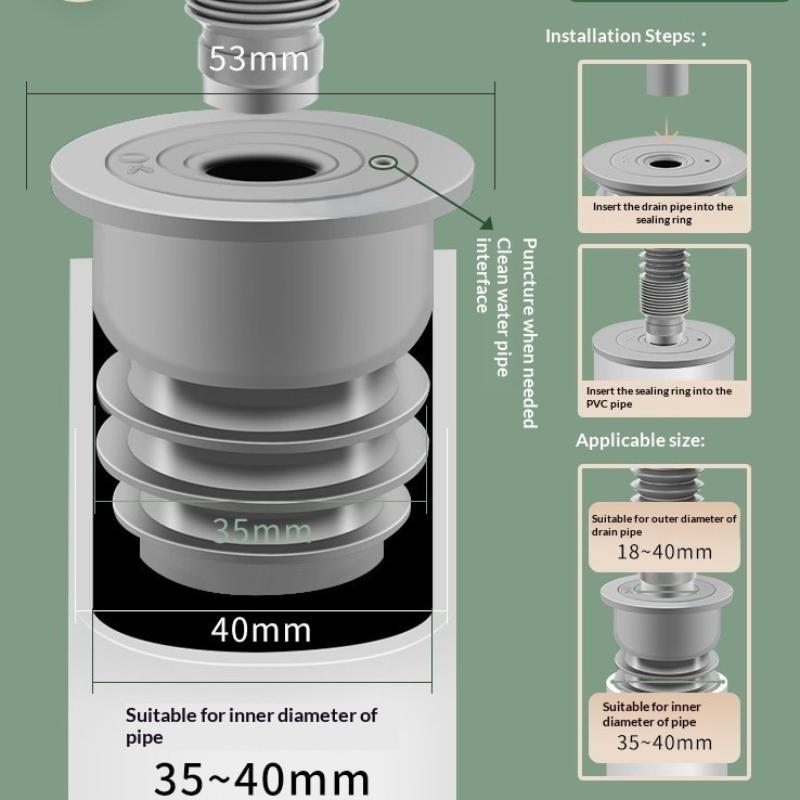 Silicone Bathroom Sewer Seal R - Sink Drain Strainer ulasan dan harga